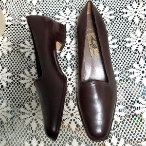 AMALFI PILLOW TOULA SIZE 9 1/2 Genuine Leather Made in Italy